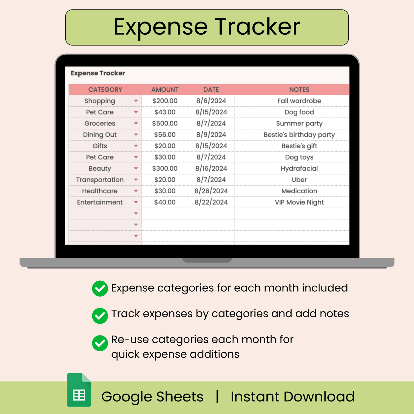 💰Irie Income: Annual Budget Tracker - fixupszn