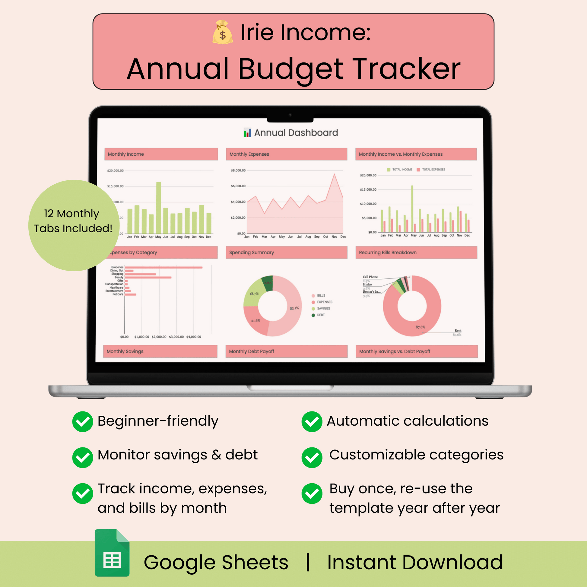 💸 Budget Boost Bundle: 1:1 Budgeting Call + Annual Budget Tracker - fixupszn